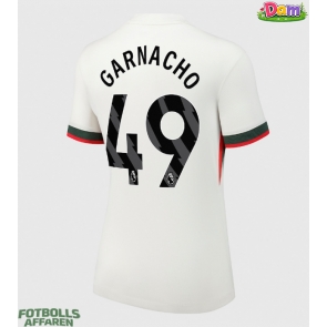 Chelsea Alejandro Garnacho #49 Bortatröja Kvinnor 2025-26 Kortärmad